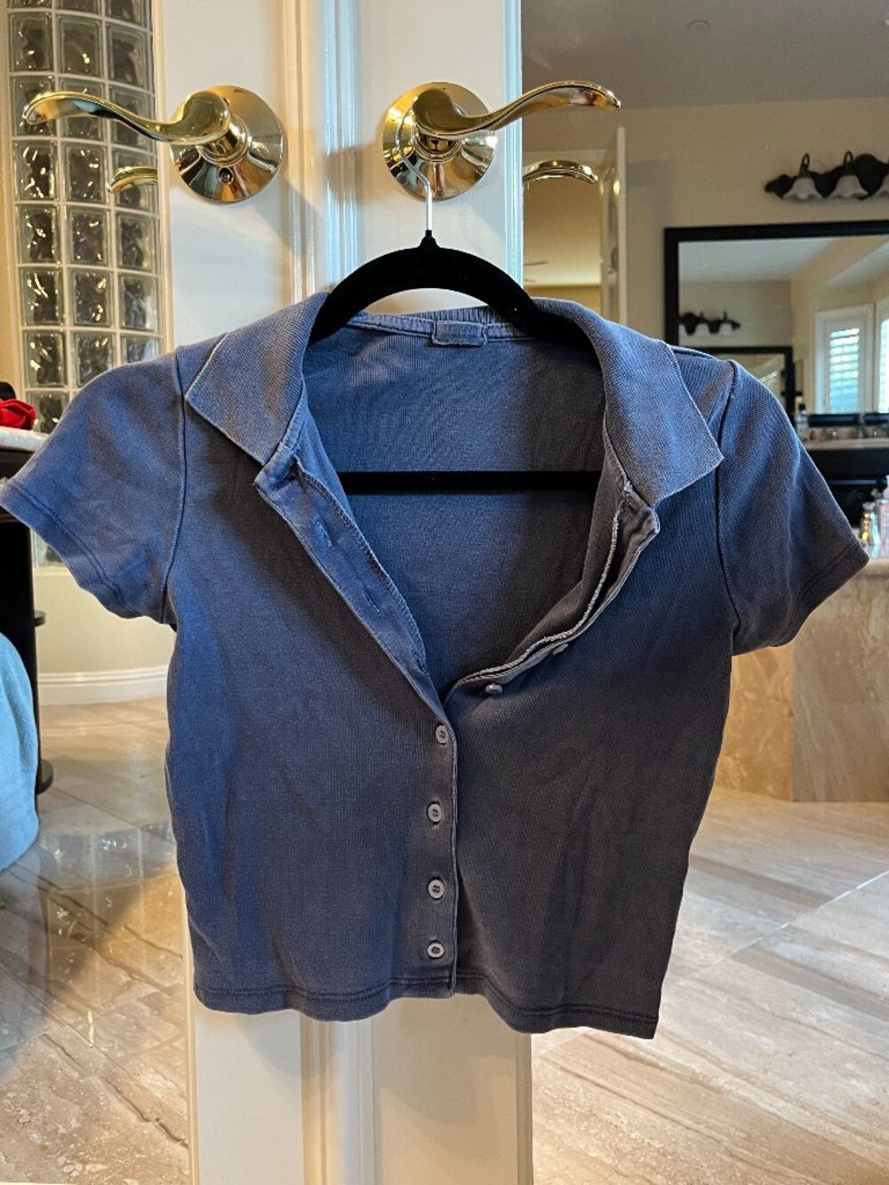 Brandy Melville Navy Polo